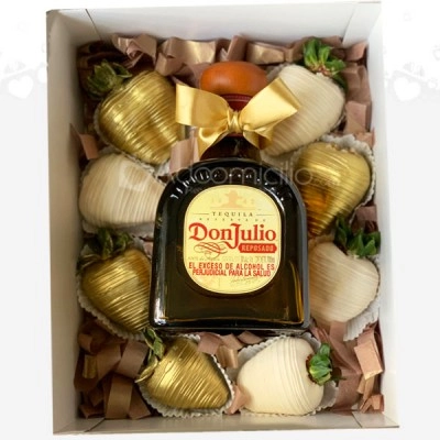 Fresas Con Chocolate x 8 Don Julio En Armenia Con 1 Día De Anticipación 