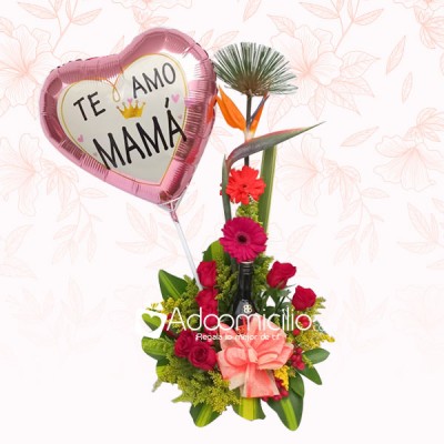 Arreglo Floral Te Amo Mamá En Medellín 