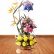 Ramos de flores Cali Arreglo floral en carreta y globo 