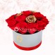 18 Rosas Preservadas Rojas y Doradas Regalos Dia de la Mujer a Domicilio en Cali
