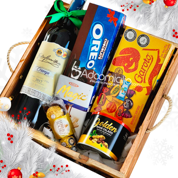 Ancheta Para Navidad Con Vino A Domicilio En Bogotá Pedido Con Un Día De Anticipación 