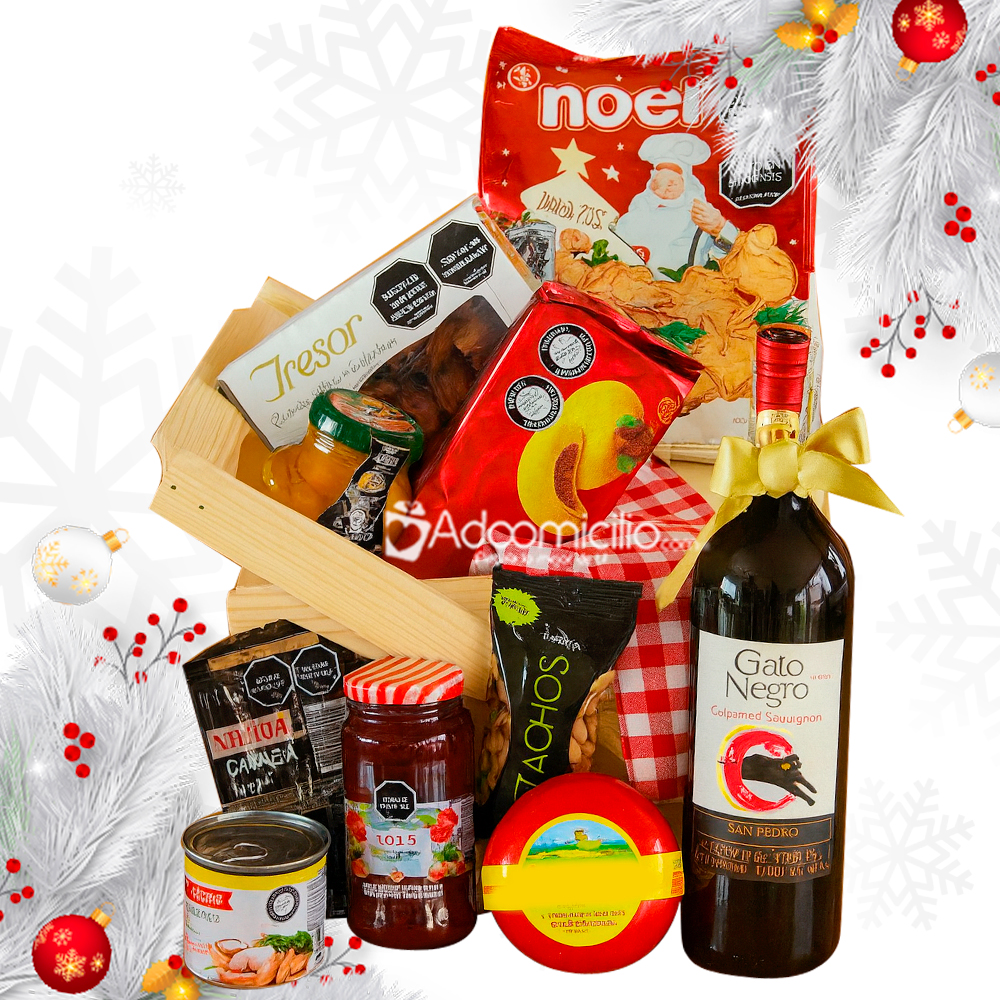 Ancheta Navideña Tipo Picnic A Domicilio En Bogotá Pedido Con Un Día De Anticipación 
