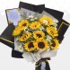 Ramo De Girasoles Para Cumpleaños A Domicilio En Bogotá Pedido Con Un Día De Anticipación 