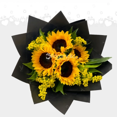 Bouquet De Girasoles A Domicilio En Pereira Pedido Con Un Día De Anticipación 