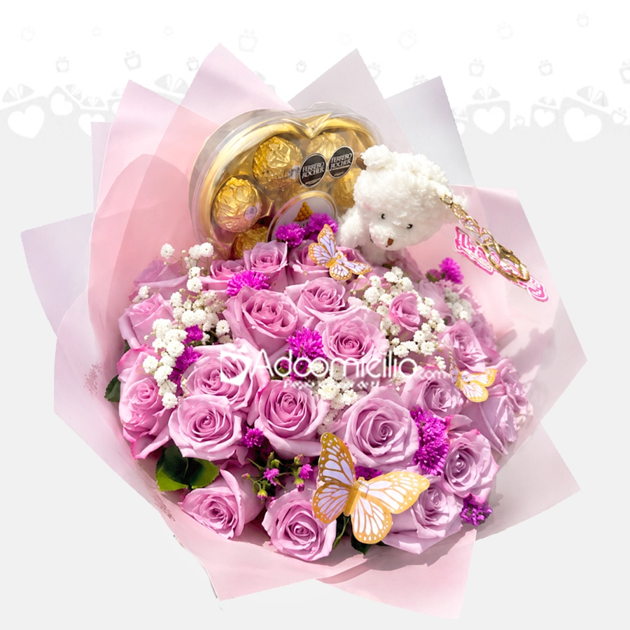 Bouquet De Rosas Y Chocolates A Domicilio En Pereira Pedido Con Un Día De Anticipación