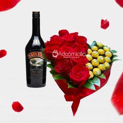 Rosas Y Baileys Para San Valentín A Domicilio En Medellín 