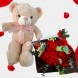 Rosas Y Peluche Para San Valentín A Domicilio En Medellín Pedido Con Un Día De Anticipación 