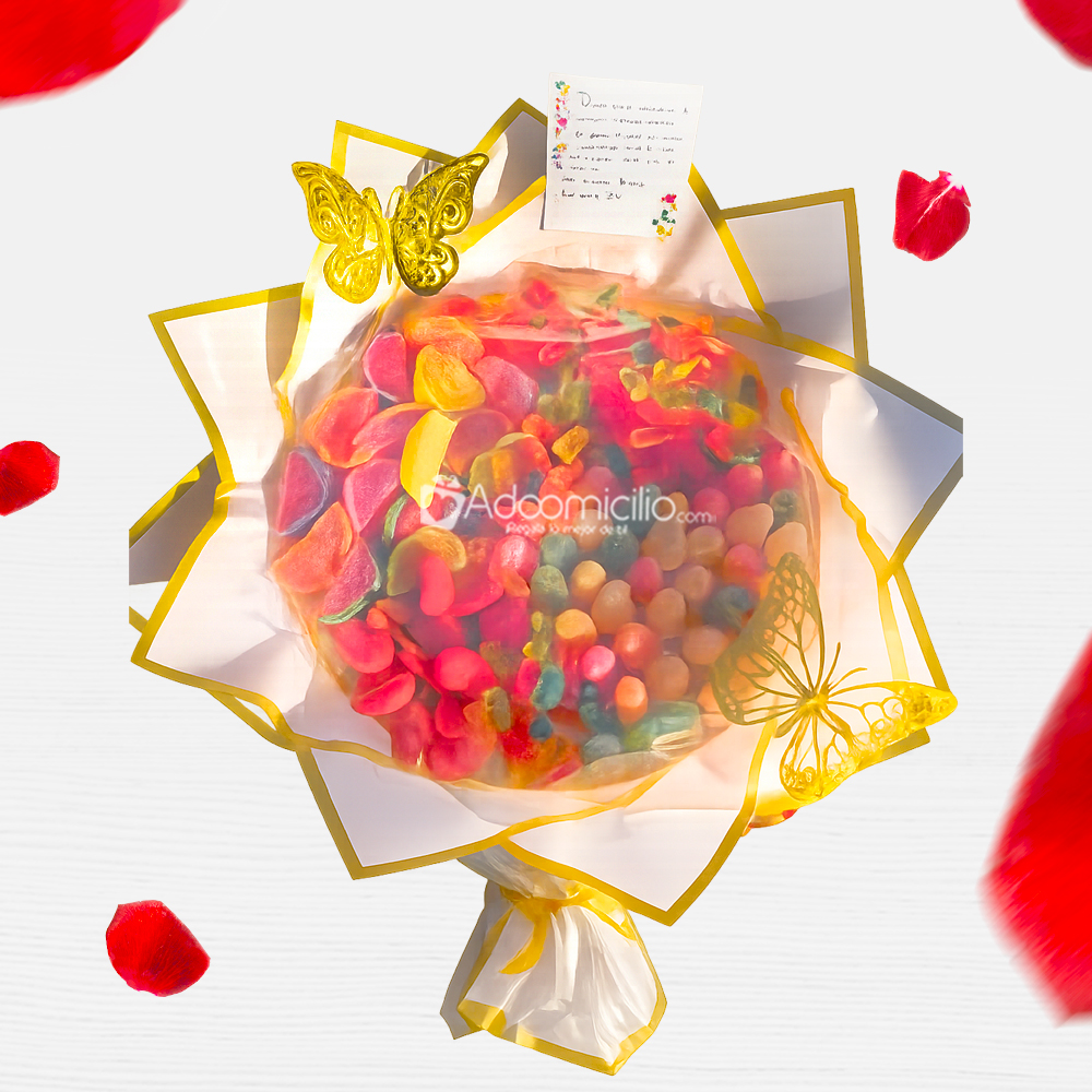 Ramo De Gomitas Para San Valentín A Domicilio En Bogotá Pedido Con Un Día De Anticipación 