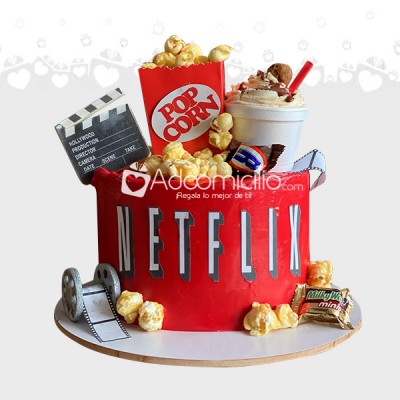 Pastel de cumpleaños Netflix 1 temporada  cdmx  5 porciones 