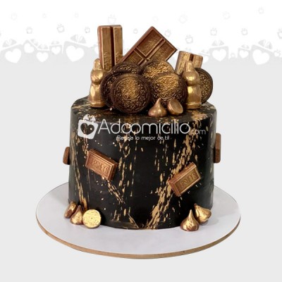 Torta Lavacake blackparty 6 a 8 porciones Sabor a chocolate