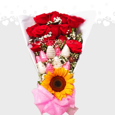 Bouquet de flores  Regalo Para mujer 