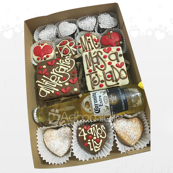 Alfajores y Cerveza para San Valentín a Domicilio en Cali Pedido Con Un Día De Anticipación